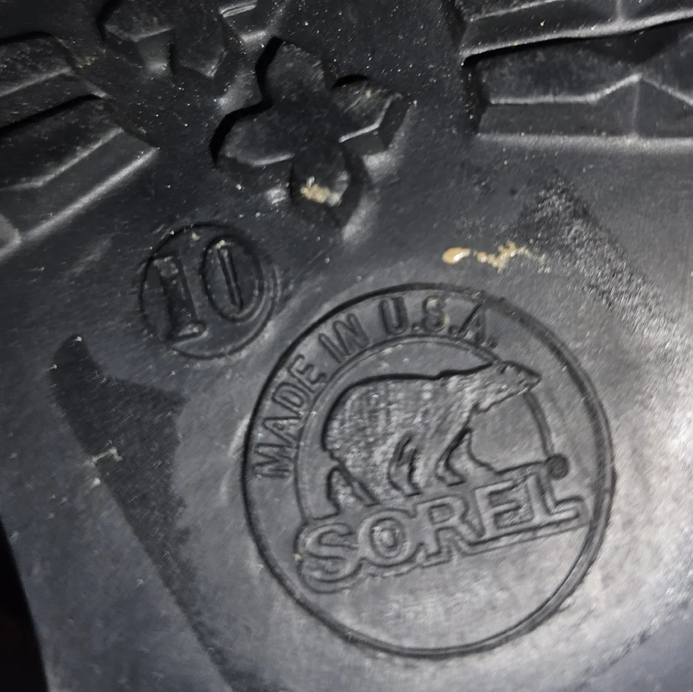 Sorel Gray and Black Winter Boots with Fur Lining